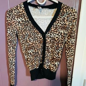 Cheetah light cardigan